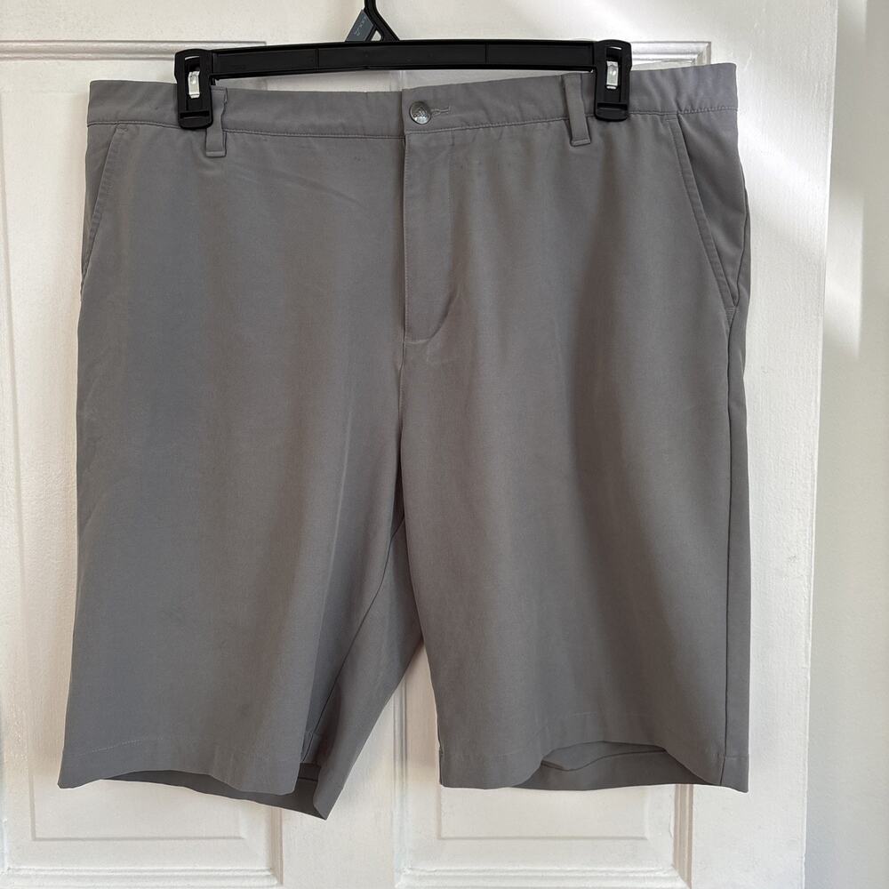 Adidas Climalite Men's Gray Athletic Golf Shorts Golf Course Activewear | 40